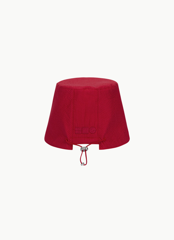 HNG 2-WAY BUCKET HAT / CHILI RED